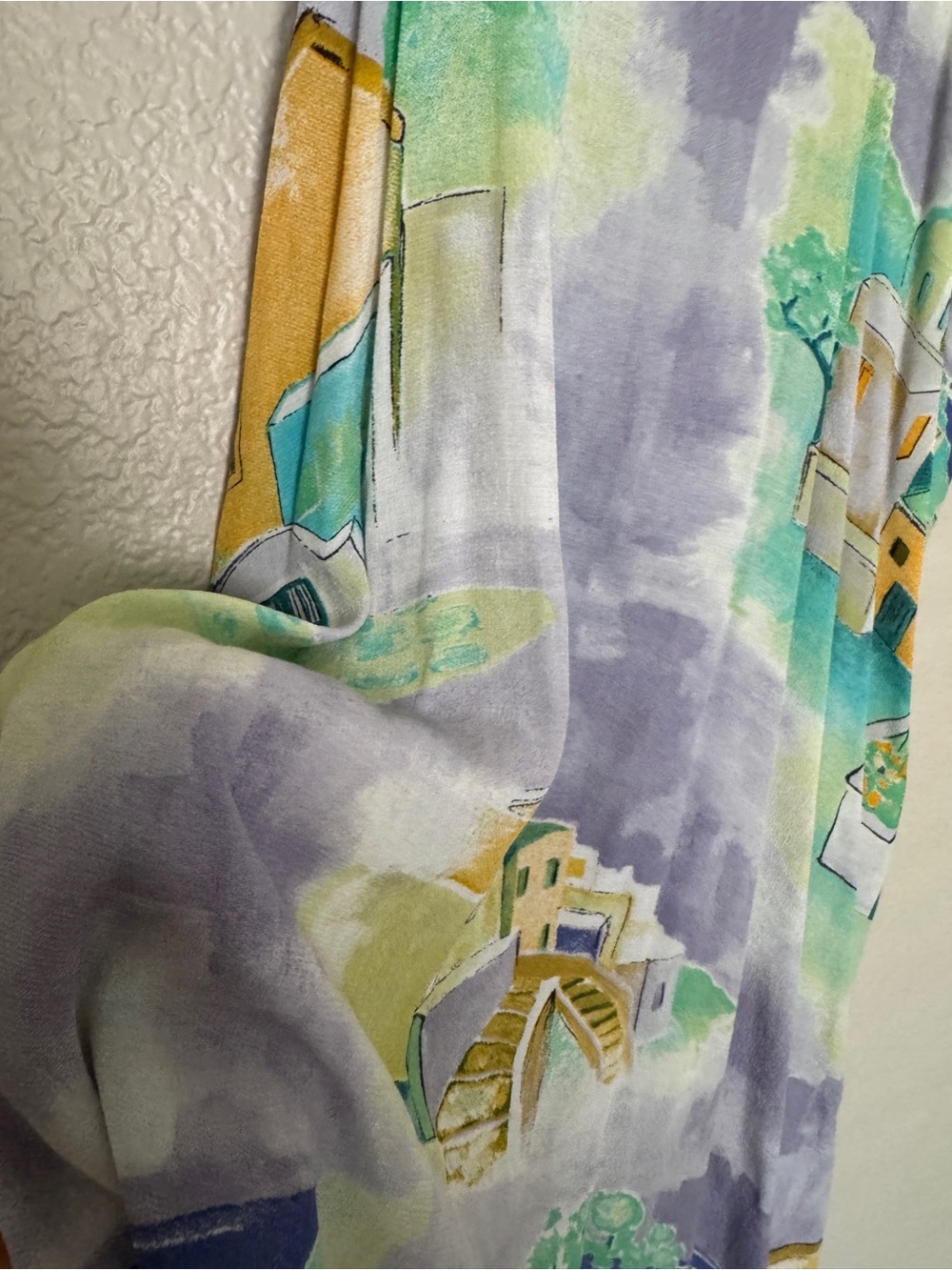 Kiosk Spaghetti Strap Mini Slip Dress - Village Lavender, Yellow, size 6/8 - Picture 4 of 5